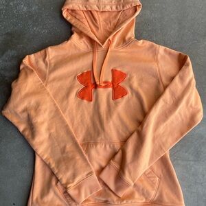 Y2K Under Armour Peach Streetwear Hoodie